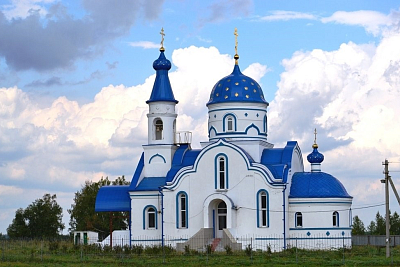 Храм преподобного Сергия Радонежского с. Большая поляна, Липецкая область